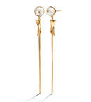 Pendientes largos dorados de Eddie Borgo para Tiffany & Co