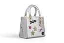 Bolso lady con parches de la selección de accesorios para Navidad 2016 de Dior