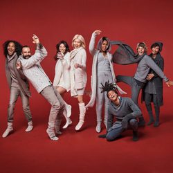 Ropa de lana de color blanco roto y gris de Esprit para Navidad 2016