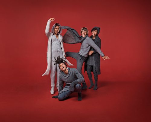 Prendas cómodas en color gris de Esprit para Navidad 2016