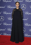 Natalie Portman con un vestido azul noche de Dior en el Festival de Cine de Palm Springs