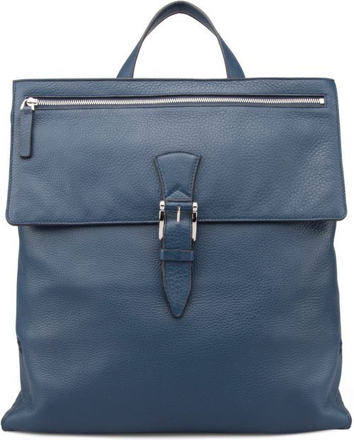 Mochila azul de la colección masculina de Catujano primavera/verano 2017
