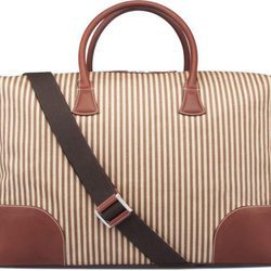 Bolso de estampado de rayas de la colección masculina de Cartujano primavera/verano 2017