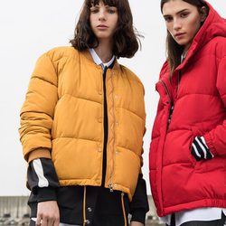 Abrigos acolchados de Pull&Bear invierno 2017