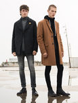 Abrigos de paño de Pull&Bear invierno 2017