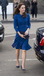 Kate Middleton con un look british volviendo al trabajo