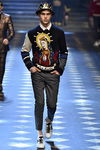 Jersey estampado de Dolce & Gabbana otoño/invierno 2017/2018 en la Milán Fashion Week