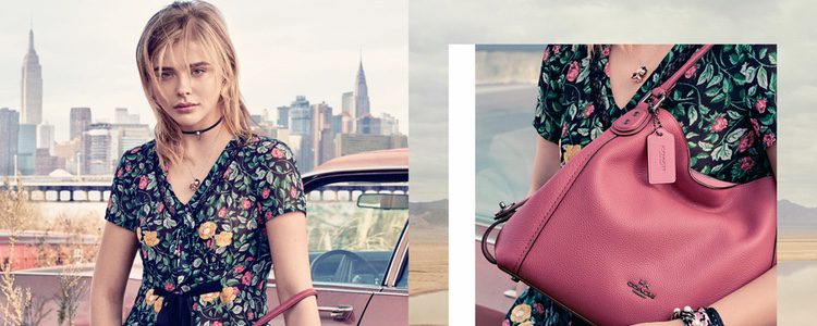 Chloë Grace Moretz como imagen de Coach para primavera/verano 2017