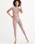 Top de manga corta y color rosa de Abercrombie & Fitch invierno 2017