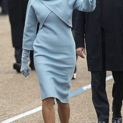 Melania Trump con un look a lo 'Jackie Kennedy' en la toma de posesión de Trump