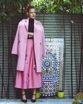 Abrigo oversize de color rosa de L.K.Bennett colección primavera/verano 2017