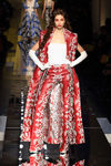 Traje floral de Jean Paul Gaultier primavera/verano 2017 en la Semana de la Alta Costura de París