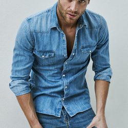Total look denim de Stradivarius colección masculina invierno 2017