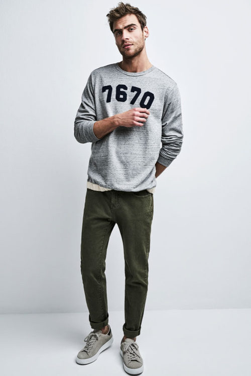 Pantalón verde de Stradivarius colección masculina invierno 2017