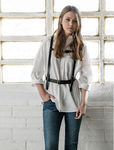 Camisa y tirantes de Stradivarius colección San Valentín 2017