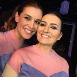Raquel Sánchez Silva y Silivia Abril en el programa de Andreu Buenafuente