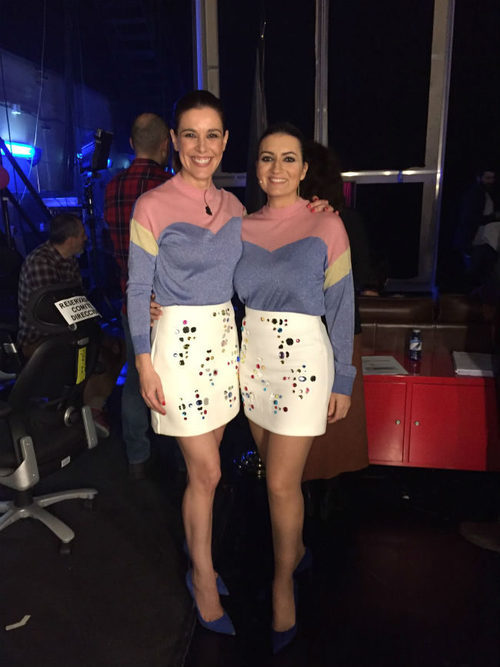 Raquel Sánchez Silva y Silvia Abril con el mismo look en el programa 'Late Motiv'
