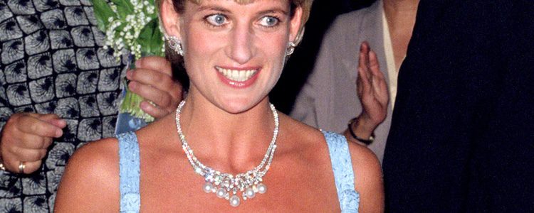 La Princesa Diana de Gales en el Royal Albert Hall en 1997