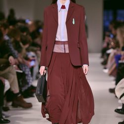 Total look de Victoria Beckham otoño/invierno 2017/2018 en la New York Fashion Week