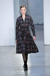 Abrigo de paño de Carolina Herrera otoño/invierno 2017/2018 en la New York Fashion Week