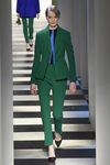 Traje de chaqueta de Oscar de la Renta otoño/invierno 2017/2018 en la New York Fashion Week