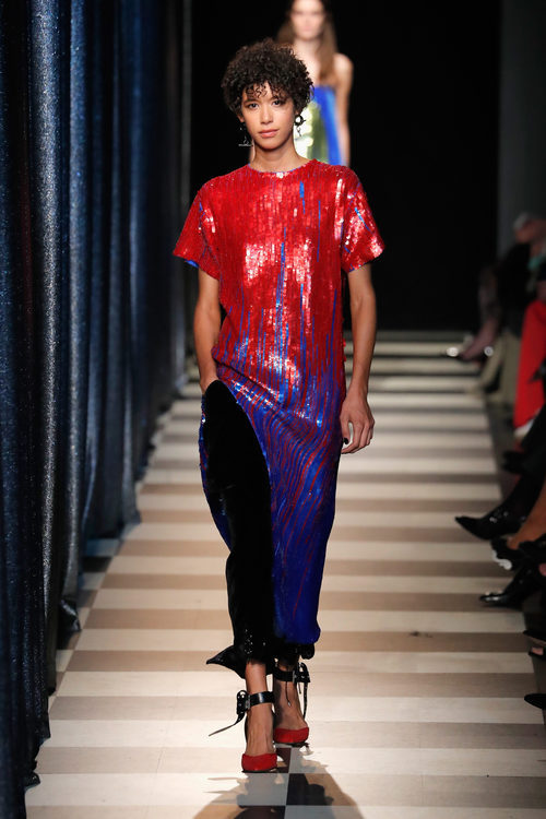 Vestido degradado de Monse otoño/invierno 2017/2018 en la New York Fashion Week