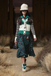 Falda midi floral de Coach otoño/invierno 2017/2018 en la New York Fashion Week
