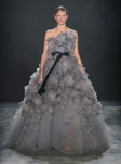 Vestido voluminoso de Marchesa otoño/invierno 2017/2018 en la New York Fashion Week