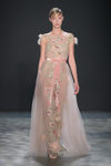 Vestido floral de Marchesa otoño/invierno 2017/2018 en la New York Fashion Week