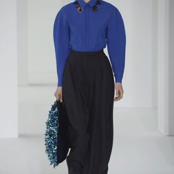 Pantalón ancho de Delpozo otoño/invierno 2017/2018 en la New York Fashion Week