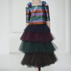 Falda de tul de Delpozo otoño/invierno 2017/2018 en la New York Fashion Week
