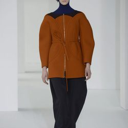 Chaqueta naranja de Delpozo otoño/invierno 2017/2018 en la New York Fashion Week