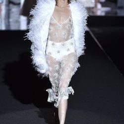 Madeleine Hjört en el desfile de Duyos otoño/invierno 2017/2018 en la Madrid Fashion Week