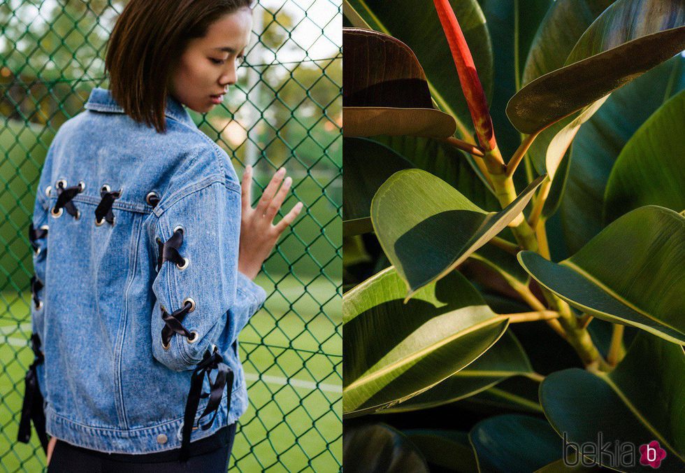 Chaqueta vaquera de Bershka campaña primavera/verano 2017