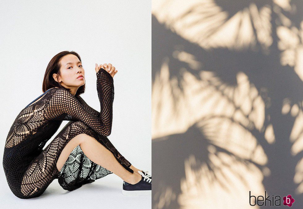 Vestido negro de Bershka campaña primavera/verano 2017