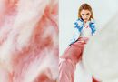 Pantalón de seda rosa cuarzo de Bershka campaña primavera/verano 2017
