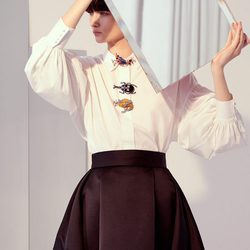 Falda estructurada de Uterqüe primavera/verano 2017