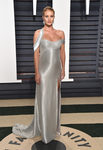 Rosie Huntington-Whiteley con un vestido de Versace en la fiesta de Vanity Fair tras los Premios Oscar 2017