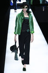 Chaqueta greenery de Giorgio Armani otoño/invierno 2017/2018 en la Milán Fashion Week