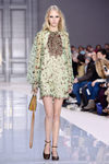 Vestido de estampado floral de Chloé otoño/invierno 2017/2018 en la Paris Fashion Week