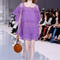 Vestido vaporoso de Chloé otoño/invierno 2017/2018 en la Paris Fashion Week