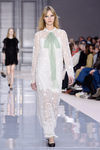 Vestido con transparencias de Chloé otoño/invierno 2017/2018 en la Paris Fashion Week