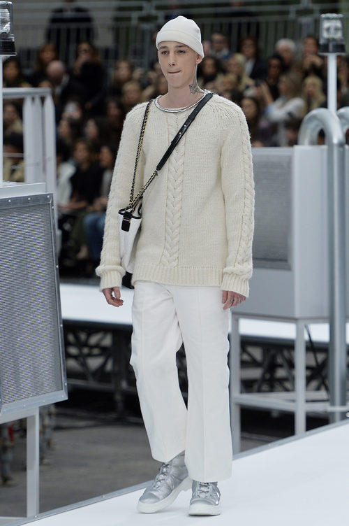 Jersey de lana de Chanel otoño/invierno 2017/2018 en la Paris Fashion Week