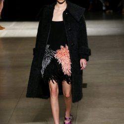 Kendall Jenner en el desfile de Miu Miu otoño/invierno 2017/2018 en la Paris Fashion Week