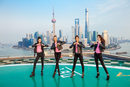 Alessandra Ambrosio, Josephine Skriver, Sui He y Ming Xi en China para promocionar el nuevo Fashion Show de Victoria's Secret