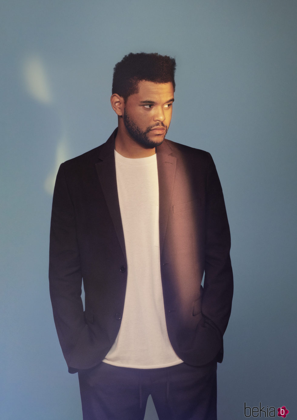 The Weeknd con una blazer de H&M primavera/verano 2017