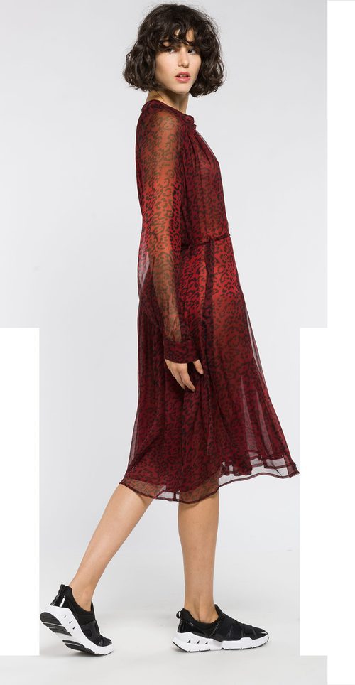 Vestido animal print de Replay primavera/verano 2017