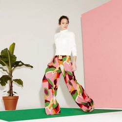 Nieves Álvarez con unos palazzo de Trucco primavera/verano 2017