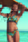 Bikini de flores de Etam colección primavera/verano 2017