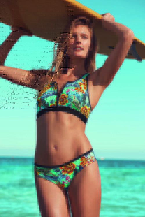 Bikini de flores de Etam colección primavera/verano 2017